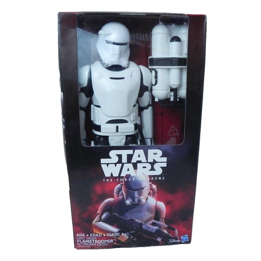 Star Wars-The Force Awakens-‎ Flametrooper -2015 Hasbro-12 in - NEW dented box